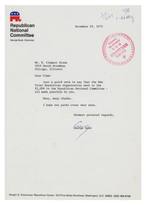 Lot #24 George Bush Typed Letter Signed