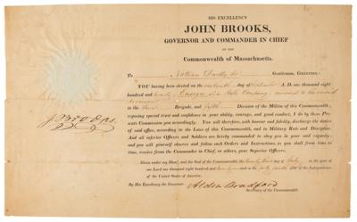 Lot #226 John Brooks Document Signed - Image 1