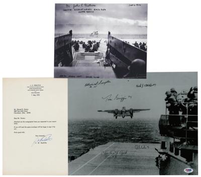 Lot #561 World War II (3) Signed Items