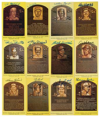 Lot #995 Baseball Hall of Famers (93) Signed HOF Cards
