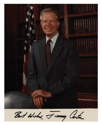 Lot #29 Jimmy Carter Signed Photograph - Image 1