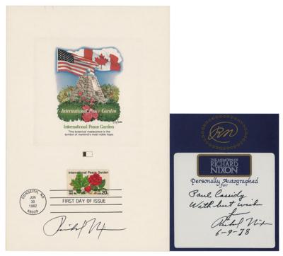 Lot #71 Richard Nixon (2) Signed Items - Image 1