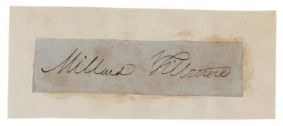 Lot #42 Millard Fillmore Signature