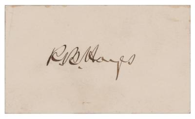 Lot #55 Rutherford B. Hayes Signature