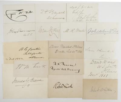 Lot #172 19th Century Notables (36) Signatures - Image 2