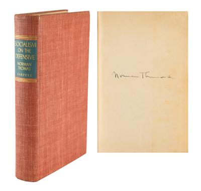 Lot #409 Norman Thomas Signed Book - Image 1
