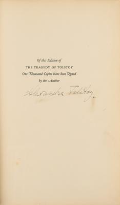 Lot #697 Alexandra Tolstoy Signed Book - Image 2