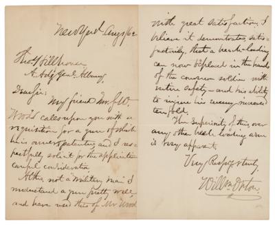 Lot #374 William Orton Autograph Letter Signed - Image 1