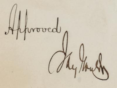 Lot #286 Jay Gould Document Signed - Image 2