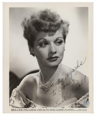 Lot #890 Lucille Ball Signed Photograph - Image 1