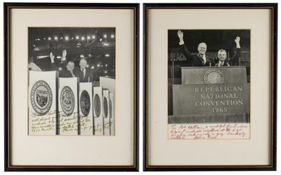 Lot #45 Gerald Ford (2) Signed Photographs