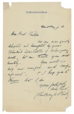 Lot #689 John Boyle O'Reilly Autograph Letter Signed - Image 1