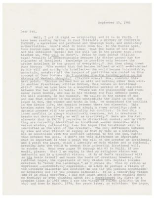 Lot #673 Philip K. Dick Typed Letter Signed