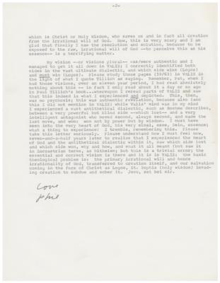 Lot #673 Philip K. Dick Typed Letter Signed - Image 2