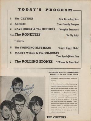 Lot #733 Rolling Stones Signed Program with an Early Mick Fleetwood Signature - Image 2