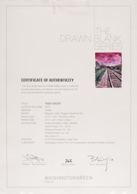 Lot #722 Bob Dylan (4) Signed 'Train Tracks' Lithographs - Image 4