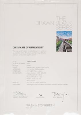 Lot #722 Bob Dylan (4) Signed 'Train Tracks' Lithographs - Image 7