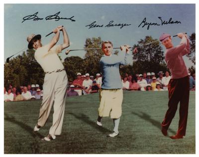 Lot #1003 Golf Greats: Snead, Sarazen, and Nelson