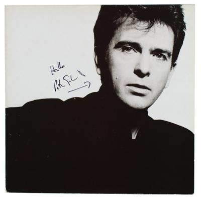 Lot #826 Peter Gabriel Signed Album