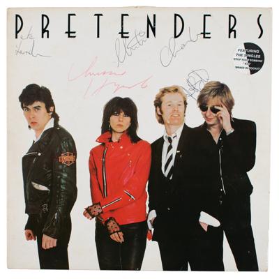 Lot #839 Pretenders Signed Album