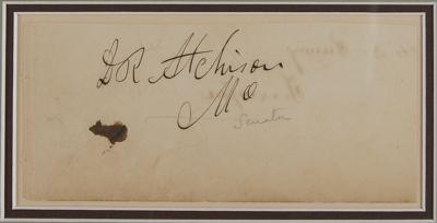 Lot #196 David Atchison Signature - Image 2