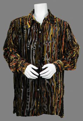Lot #775 Prince's Personally-Worn Dark Multicolor Shirt - Image 1