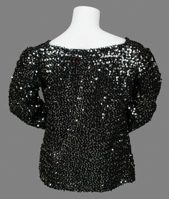 Lot #771 Prince's Personally-Worn Black Silver Sequin Top - Image 4