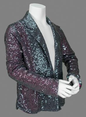 Lot #777 Prince's Personally-Worn Gray Sequined Jacket - Image 1