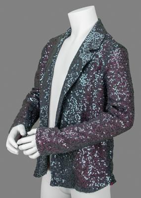 Lot #777 Prince's Personally-Worn Gray Sequined Jacket - Image 2