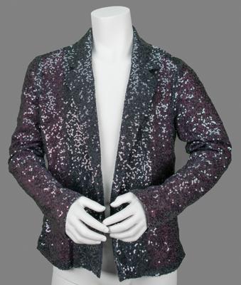 Lot #777 Prince's Personally-Worn Gray Sequined Jacket - Image 3