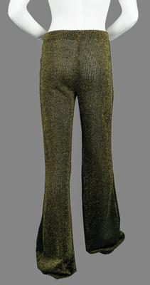 Lot #776 Prince's Personally-Worn Gold and Black Pants - Image 3