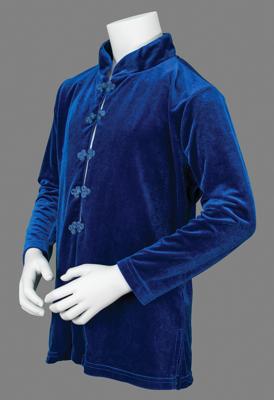 Lot #772 Prince's Personally-Worn Blue Velvet Jacket - Image 2