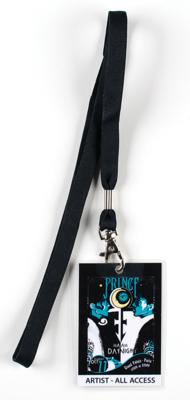 Lot #768 Prince's Personally-Owned and Worn 'All Day, All Night' Backstage Pass - Image 1