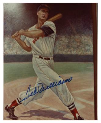 Lot #1028 Ted Williams Signed Photograph - Image 1