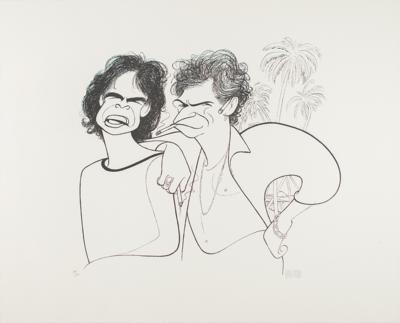 Lot #841 Rolling Stones: Al Hirschfeld Signed Lithograph - Image 1