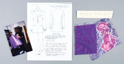 Lot #765 Prince: 77th Academy Awards Fashion Designs and Suit Fabric from the Collection of Maurice Hood - Image 4