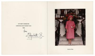 Lot #263 Elizabeth, Queen Mother Signed Christmas Card
