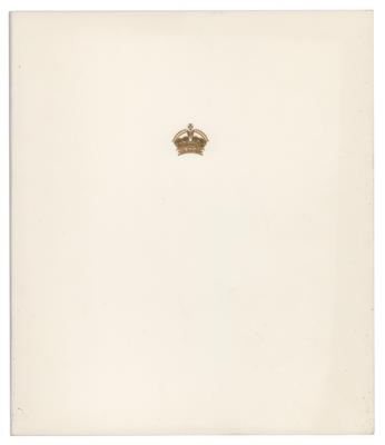 Lot #263 Elizabeth, Queen Mother Signed Christmas Card - Image 2