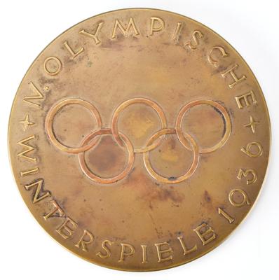 Lot #6041 Garmisch 1936 Winter Olympics Bronze Winner's Medal with Diploma - Image 2