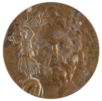 Lot #6002 Athens 1896 Olympics Bronze Winner's