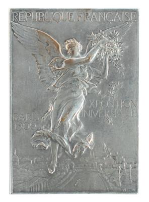 Lot #6008 Paris 1900 Olympics Silver Winner's Medal for Shooting