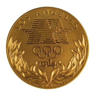 Lot #6119 Los Angeles 1984 Summer Olympics Participation Medal with Case - Image 2