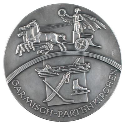 Lot #6040 Garmisch 1936 Winter Olympics Silver Winner's Medal