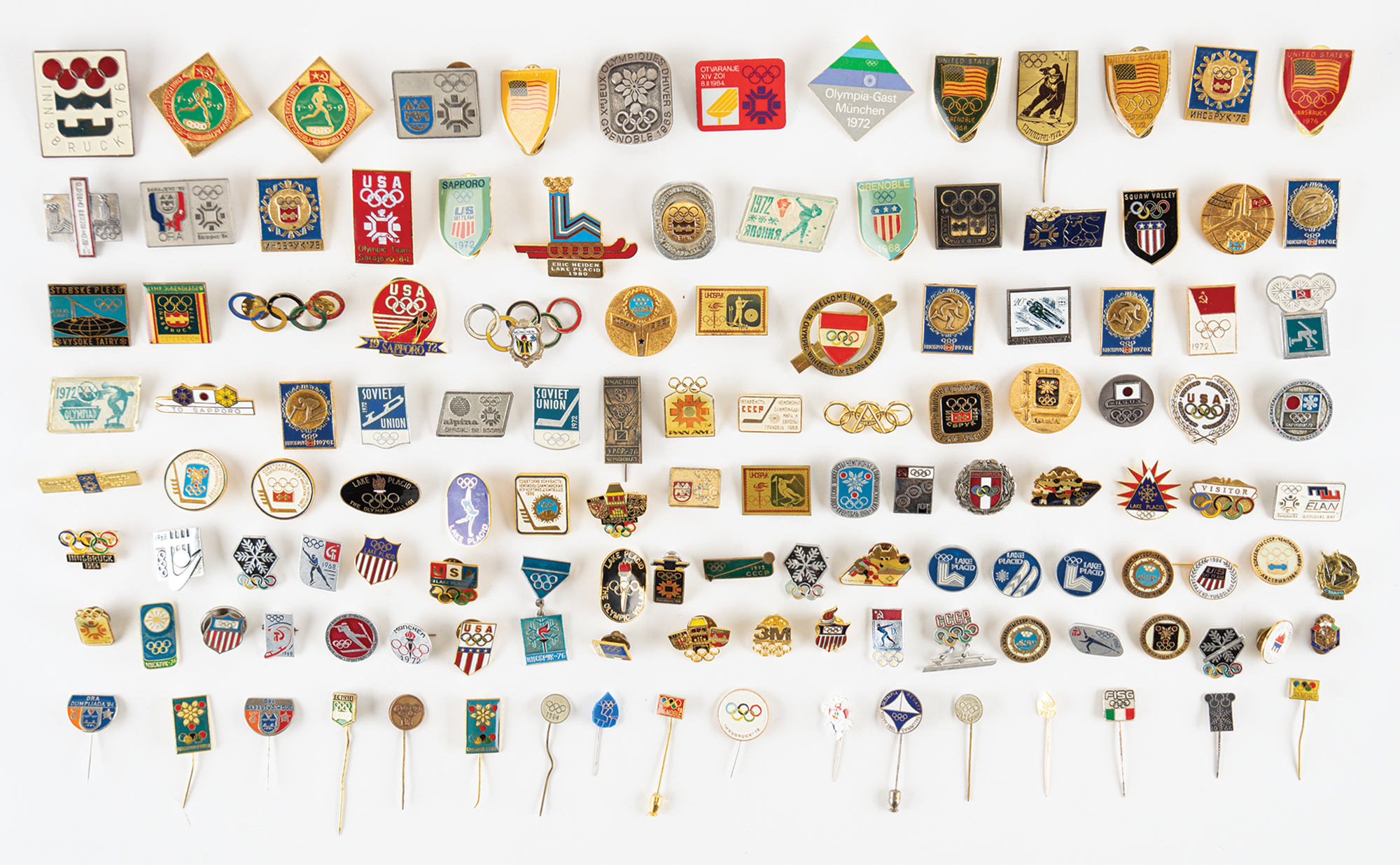 Lot #6188 Winter Olympics Collection of Nearly (130) Pins - Image 2