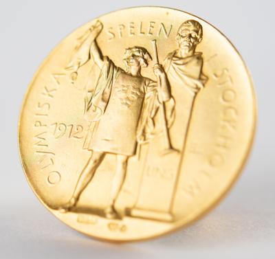 Lot #6019 Stockholm 1912 Team Gold Winner's Medal - Image 5