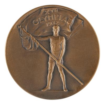 Lot #6037 Los Angeles 1932 Summer Olympics Bronze Participation Medal - Image 2