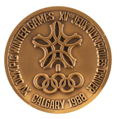 Lot #6126 Calgary 1988 Winter Olympics Bronze Participation Medal