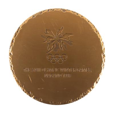 Lot #6157 Nagano 1998 Winter Olympics Bronze Participation Medal - Image 2