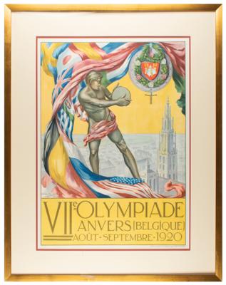Lot #6021 Antwerp 1920 Summer Olympics Poster