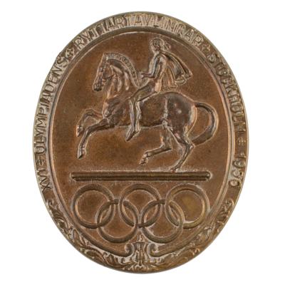 Lot #6061 Stockholm 1956 Summer Olympics Bronze Participation Medal - Image 1